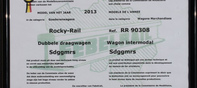 2013 – Diploma of the model of the year “Twin car HO Sdggmrs” 2013 – Diploma of the model of the year “Twin car HO Sdggmrs”