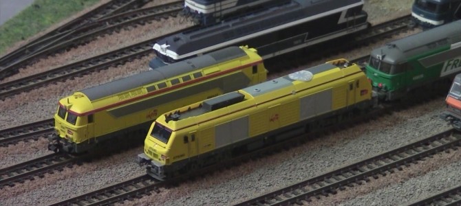 Train Miniature BB 75000 Gare de Salemay Echelle N Train Miniature BB 75000 Gare de Salemay Echelle N