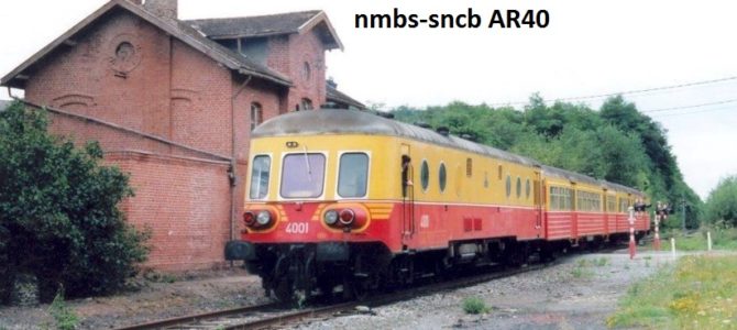 3 units DMU class 40 SNCB 3 units DMU class 40 SNCB
