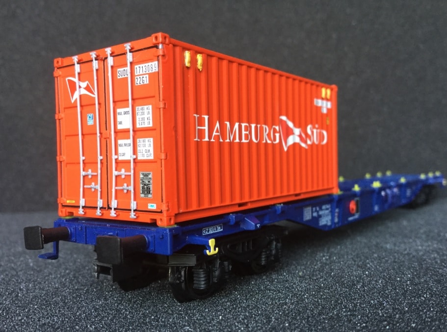 echte Abraumladung 3 für Stuttgart 21 Container von Rocky-Rail RR10001 RR40109 